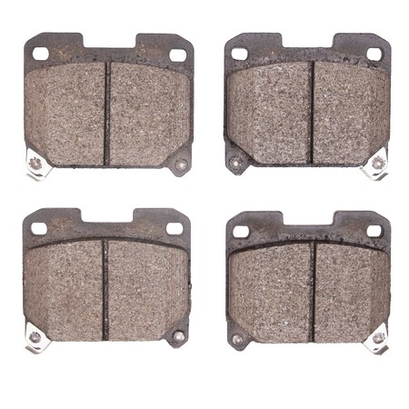 Dynamic Friction Co DFC 5000 Advanced Brake Pads - Ceramic and Hardware Kit 1551-0630-09