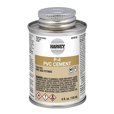 Wm H Harvey Co 24 CEMENT 1/4PT PVC 018100