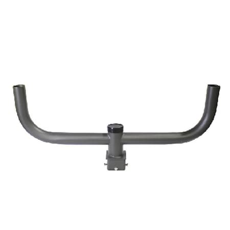 Westgate Double in-line bullhorn at 180 Degree H1.09FT, 3Ft Wide Square Adapter, Bronze PT2-180-S