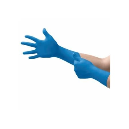Ansell SafeGrip SG-375 Examination Gloves, X-Large, Natural Rubber Latex, Blue, 50PK 748-SG-375-XL