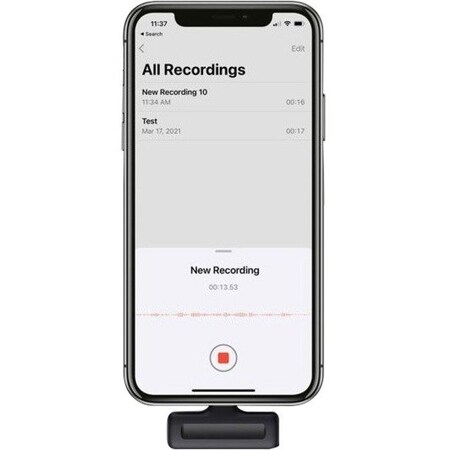 Aluratek Aluratek AWLML01F Wireless Microphone - Black - Omni-directional - Clip-on, Lapel AWLML01F