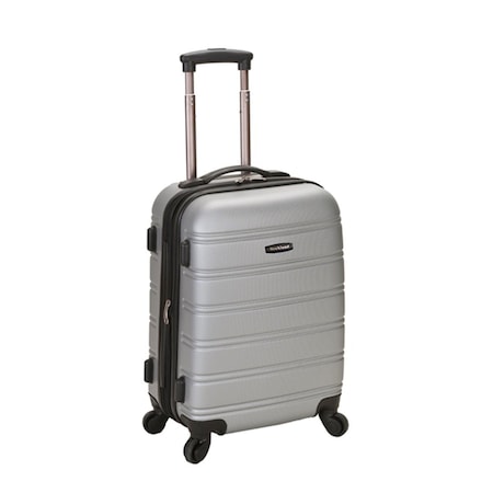 Fox Luggage ROCKLAND  MELBOURNE 20 Inch EXPANDABLE ABS CARRY ON F145-Silver