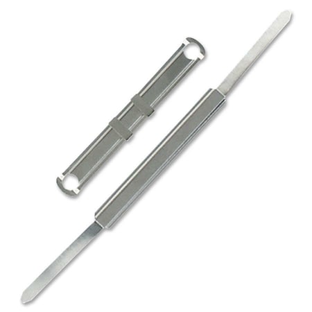 Acco Premium Prong Fasteners, 3-1/2" Sheet Capacity, 8-1/2" Length Base, Silver, 50/Box 70724