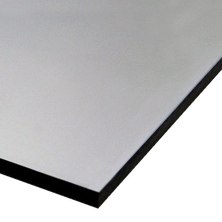 Zoro Select PolycarbonateSheet, 24"x24", 0.187"T, Gray SPCGY7130.187X24.000X24.000
