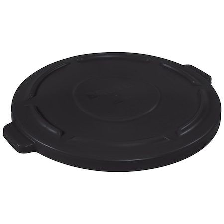 Brute Rubbermaid Flat Trash Can Lid - 44 Gallon, Black RUB344LBL
