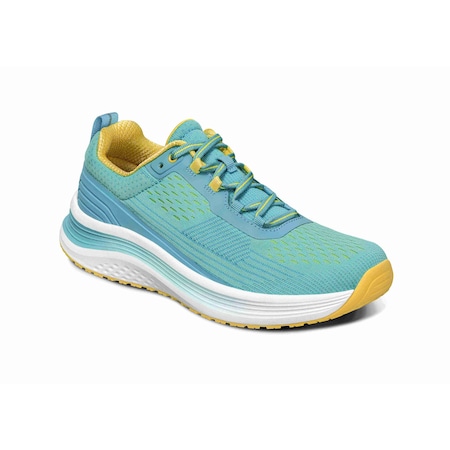 Orthofeet Relay, Womens Running Shoe, Turquoise, Size 6.5 87003