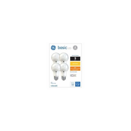 Current LED Light Bulbs, Soft White, 450 Lumens, 5-Watts, 4PK 36990
