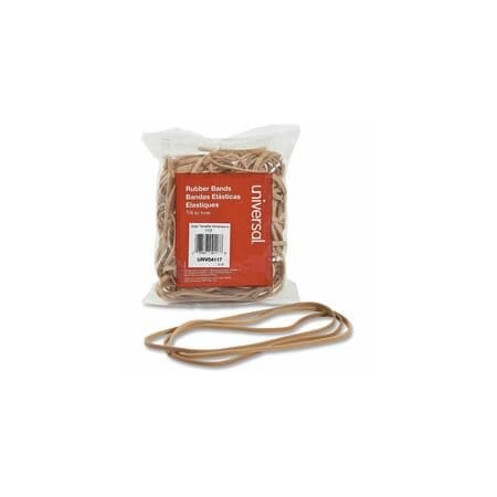 Universal Rubber Band, Beige, 7" L, 50PK UNV04117