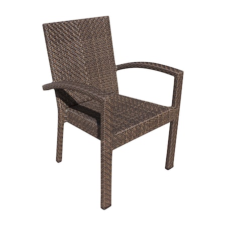 Hospitality Rattan Patio Soho Stackable Armchair 903-3304-JBP-A