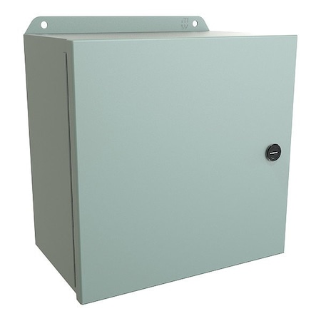 Hammond Latches Electrical Enclosure, 10 in H, 6 in D, 10 in W, 12, 13, 3R, 4, Steel EJ10106