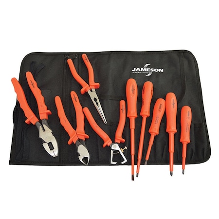 Jameson Insulated Tool Kit, Basic Electricians - 9 pc JT-KT-00001