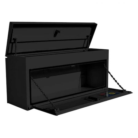 Rki 48 in. Steel Upper Side Top Opening Box, Black RKIUST48CB