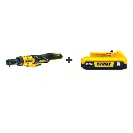 Dewalt DEWALT 20V Ratchet, Bonus Battery DCF514B/DCB203