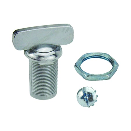 Lippert 1-1/8IN BAGGAGE DOOR TURN LATCH, CHROME 213108