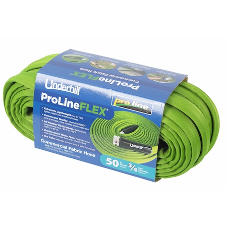 Proline 50' Flex Fabric Hose, Lightweight and Commercial Grade H75-050PRO-FLEX