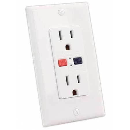 Powerhouse 15005 Gfci Electrical Outlet White PO367498