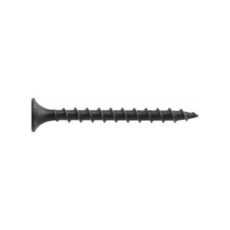 Hillman Drywall Screws No. 8 X 2 1/2 in L Phillips Black Phosphate 42421