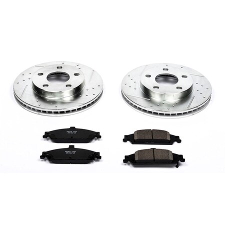 Powerstop FRONT 1 CLICK BRAKE KIT W/ HARDWARE K1551
