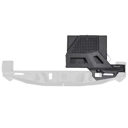 4Wp Product Passenger Side Powder Coat Swingout Accessory Gate for 2016-C Toyota Tacoma FWP61449PW