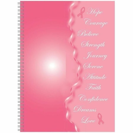 House Of Doolittle Breast Cancer Awareness Recycled Ruled Monthly Planner/Journal, 10 x 7, 12-Month (Jan to Dec): 2025 HOD5226