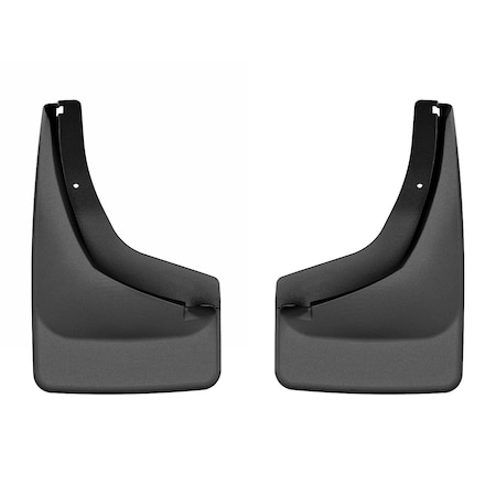 Weathertech Black, No Drill MudFlaps 120178