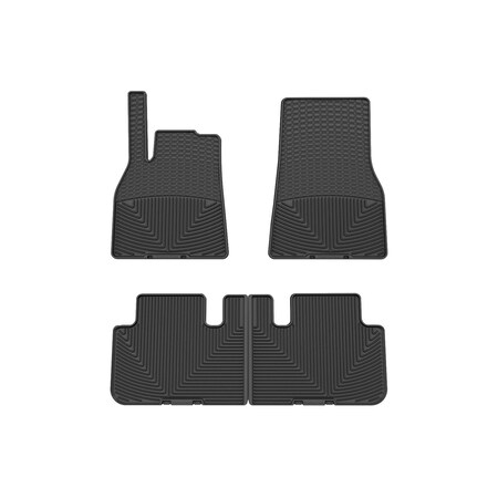 Weathertech Black, Front and Rear All Weather Floor Mats W643-W644