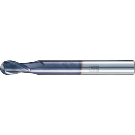 Pferd PFERD Ball Nose End Mill, 2 flutes, 1/2'' Dia, 1'' APMX, 4-1/2'' OAL, cylindrical shank 23003013