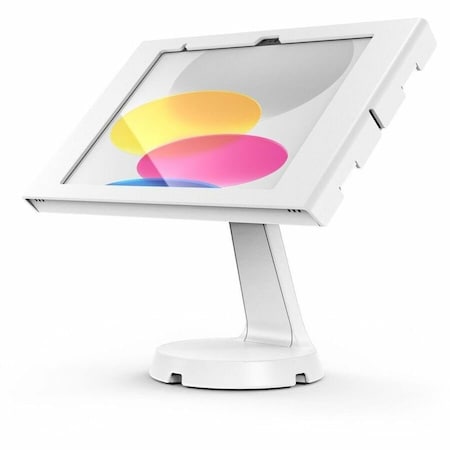 Compulocks IPAD 10TH-11TH (A16) GEN SWELL ENCLOSURE MAST COUNTER STAND - WHITE 333W209SWLW
