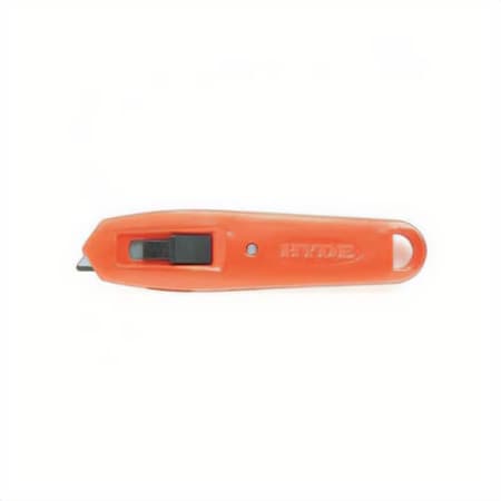 Hyde Heavy Duty Utility Knife, 1/2 in W Round Point Blade, Die Cast Zinc Alloy Blade, 1 Blades Included 42066