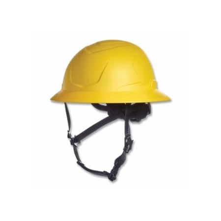 V-Gard H2, Safety Helmet, Type II, Full Brim, Rachet Suspension, Non-Vented, Mips System, Yellow 454-10250619