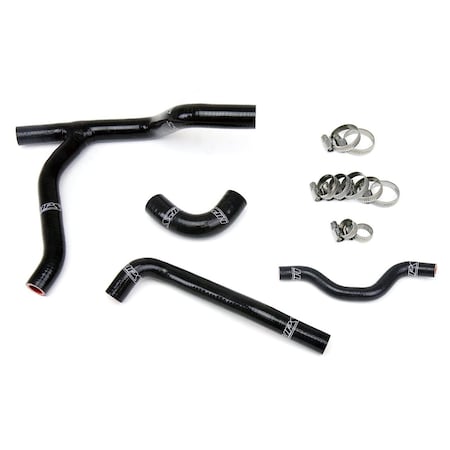 Hps Performance High Temp Reinforced Silicone Radiator Coolant Hose Kit, Black,  57-1245-BLK