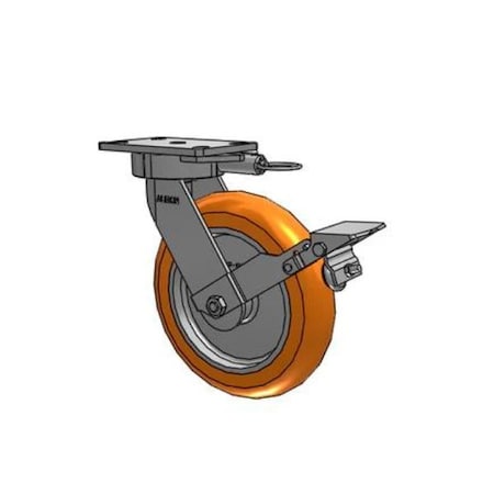 Albion Caster, Maintenance-Free, 10x2, 38AN10228SLFBK 38AN10228SLFBK