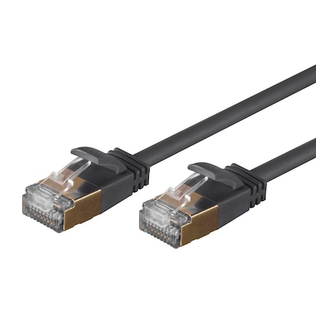 Monoprice SlimRun Cat6A Ethernet Patch Cable - Snagless RJ45_ Stranded_ S/STP_ P 27468