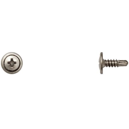 Disco Automotive Hardware Chrome Phil. Oval Washer Trim Screws, 25PK 6185PK