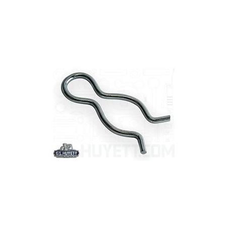 Huyett Hair Pin, Zinc Plated Spring Steel, 0.125 in Wire Dia x 2.281 in Length BPXZ-2311