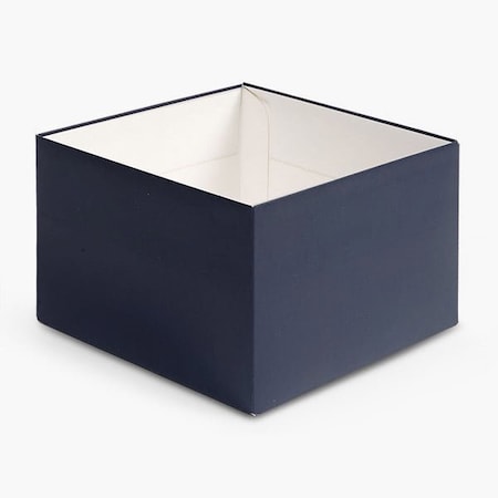 Nashville Wraps Matte Navy Blue Box Base, 6x6x4, 25PK GBB06NB