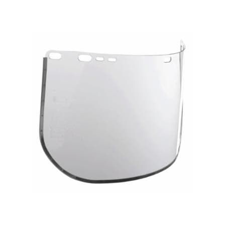 Jackson Safety F20 Polycarbonate Faceshield, 8154, Uncoated, Clear, E Shape, Bound, 15.5 in L x 8 in H 138-29096
