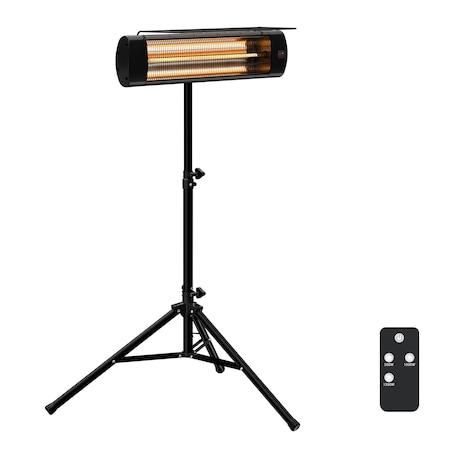 Deko Living 1500W Hanging Infrared Stand Heater with Carbon Fiber COH40004