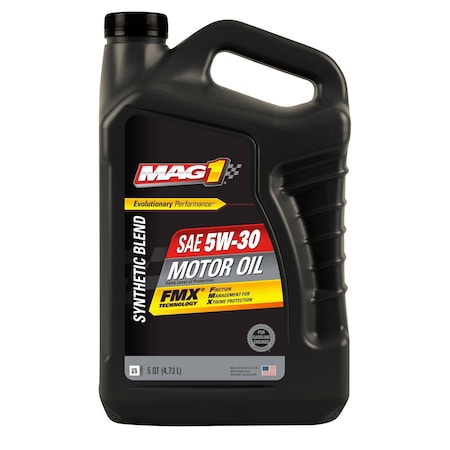 Mag 1 Engine Oil, 5W-30, Synthetic Blend, 5qt MAG62937