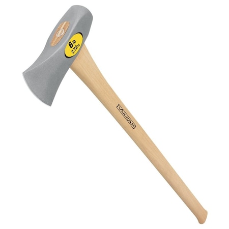Vulcan Wood Splitting Maul, 6 lb Head, Wood Handle 34526
