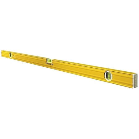 Stabila AS Level, 72 in L, 3-Vial, Non-Magnetic, Aluminum, Yellow 29072