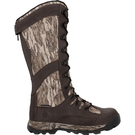 Rocky Wildcat Waterproof Snake Boot, Mossy Oak Bottomland, Size 9.5 RKS0728