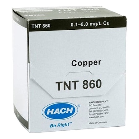 Hach Copper Vial Test, Vial TNT860