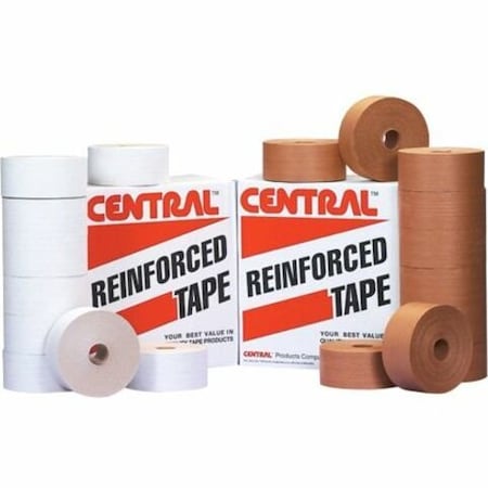 Box Partners T906235 72mm x 375 foot Kraft Central- 235 Reinforced Tape T906235