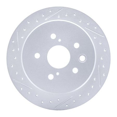 Dynamic Friction Co DFC Geoperformance Rotor - Drilled and Slotted 830-75016L