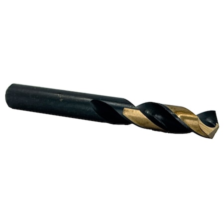 Drill America 9/32" HSS Black & Gold Split Point Stub Drill Bit, Contractor Series KFDST9/32