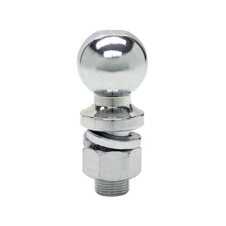 Buyers Products Hitch Ball, 2 in, Chrome 1802007