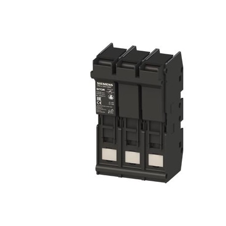 Siemens SITOR fuse holder 22x 127 63 A 1500 V AC/1000 V DC 3-pole 3NC2393-0MK