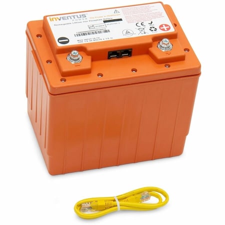 Ergotron Battery, 12V DC, Lithium Iron Phosphate (LiFePO4) Chemistry 97618