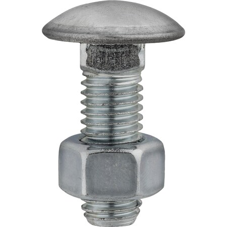 Auveco Bumper Bolt And Hex Nut 3/8in-16 x 1, 25PK 3415